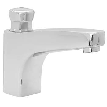 LLAVE INDIVIDUAL PARA LAVABO TEMPORIZADORA CROMO URREA  9261